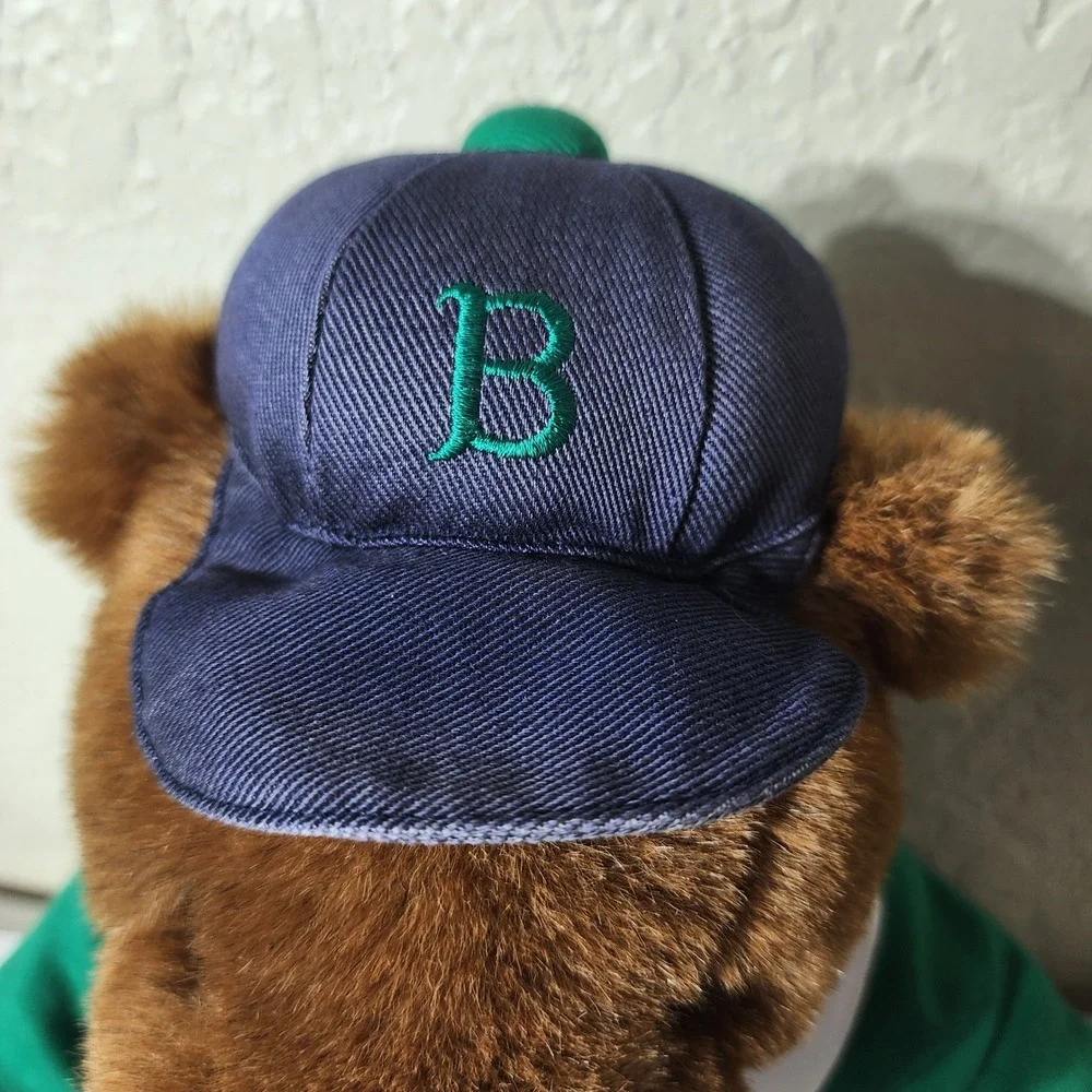 Vintage 1991 Gund Lands End Coach Teddy‎ Bear Limited Edition Plush Whistle Hat